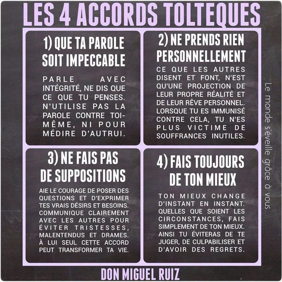 Les accords toltèques et les soft skills